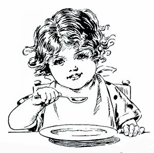 Housekeeping Collection: Child Eating