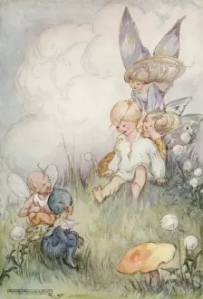 Encounter Prints: Child with fairies