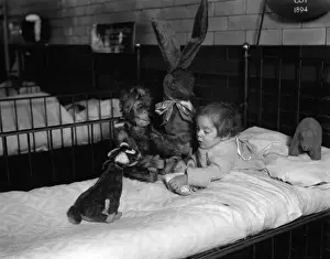 Sickbed Prints: Child in Hospital Bed