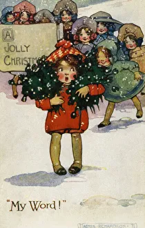Agnes Gallery: Child with mistletoe