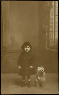 Child with Pet Dog
