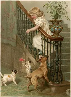 Child and her Pets