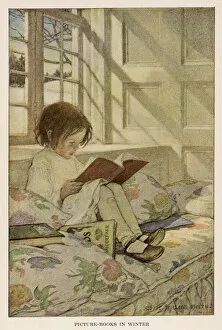 Seat Collection: Child Reads at Window