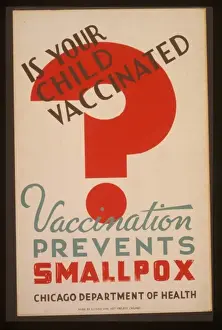 Prevents Prints: Is your child vaccinated Vaccination prevents smallpox - Chi