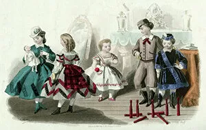 Frocks Collection: Children in 1864