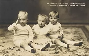 Beatriz Collection: Children of Alfonso XIII