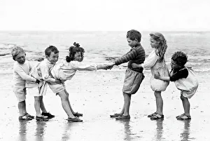 Children on the Beach Victorian period