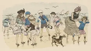 Children / Beach / Windy Day