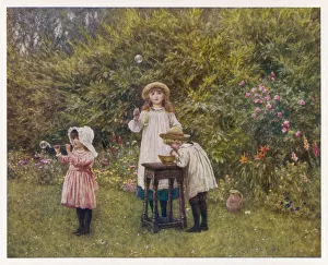 Blow Gallery: CHILDREN BLOWING BUBBLES