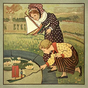 Children with Boats