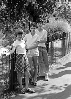 Greeley Prints: Three children, a brother and his two sisters