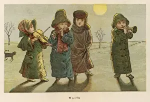 Accompanying Prints: Children Carolling