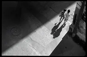Casting Prints: Children casting shadows, Valencia, Spain