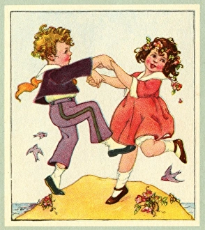 Images Dated 21st November 2012: Children dancing