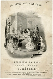 Images Dated 20th January 2017: Eight children dancing a quadrille