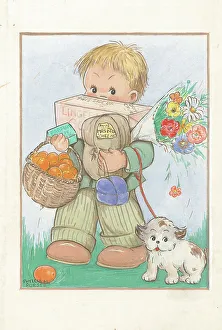 Purser Prints: Children dressing up/playing