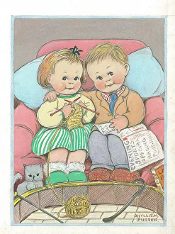 Children dressing up/playing