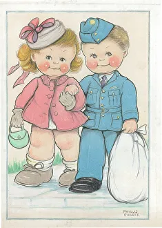 Children dressing up/playing