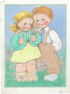Children dressing up/playing