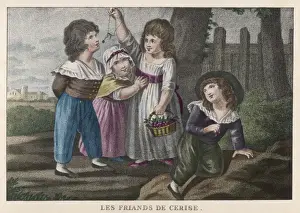 Children Eating Cherries