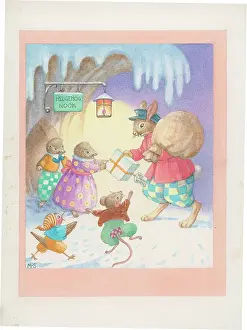 Pixies Prints: Children Fairies Pixies Children's Postcard design