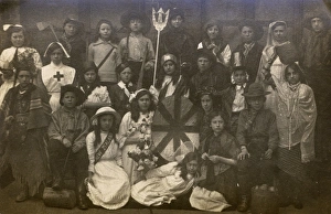 Images Dated 6th April 2017: Children in Fancy Dress - Empire Day