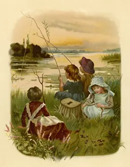 Children Fishing / 1889