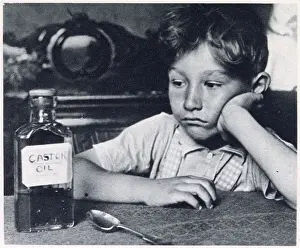 Spoon Prints: Children were force-fed spoonfuls of castor oil for treatment of constipation. Date: 1939
