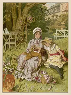 Children / Garden / Mother