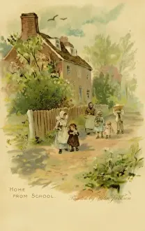 Children home from school