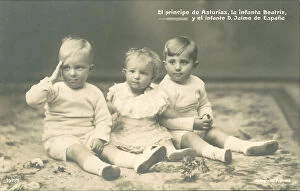 Images Dated 11th September 2020: Children of King Alfonso XIII and Queen Ena of Spain