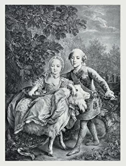 Artois Collection: Children of King Charles Philippe of France