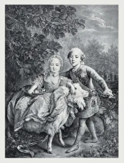 Artois Collection: Children of King Charles Philippe of France