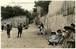 Children in Montmartre, Paris, France