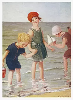 1922 Gallery: Children / Paddling 1922