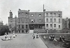 Children at play in the grounds of Marlesford Lodge