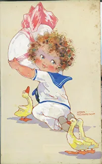 Richardson Prints: Children playing