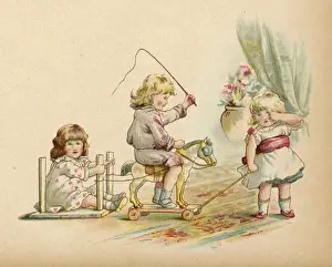 Wheels Prints: Children Playing