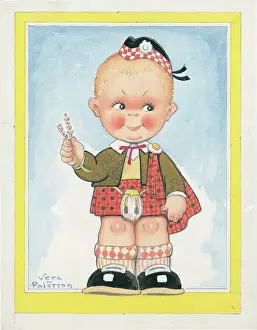 Children playing - domestic settings - humorous card