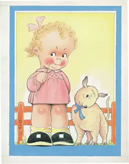 Children playing - domestic settings - humorous card