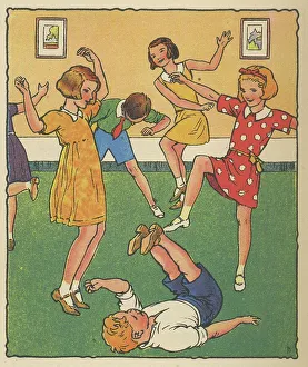 Kids Prints: Children playing musical statues