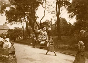Images Dated 31st October 2018: Children playing in a park