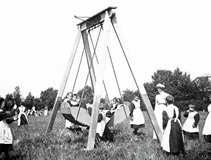 Children playing in a park