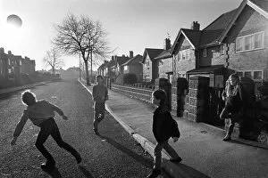 Children playing Ryecroft Estate, Walsall