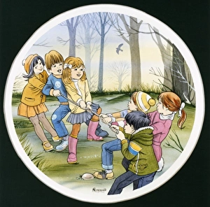 Children Wash Clothes