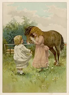 Children and Pony
