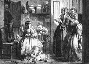 Larder Prints: Children Raid Larder 19C