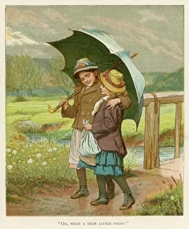 Rain Gallery: Children / Rainy Day 1884