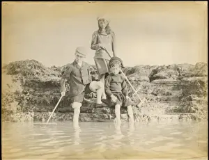 Three Children / Seaside