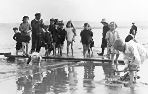 Children at the Seaside Victorian period
